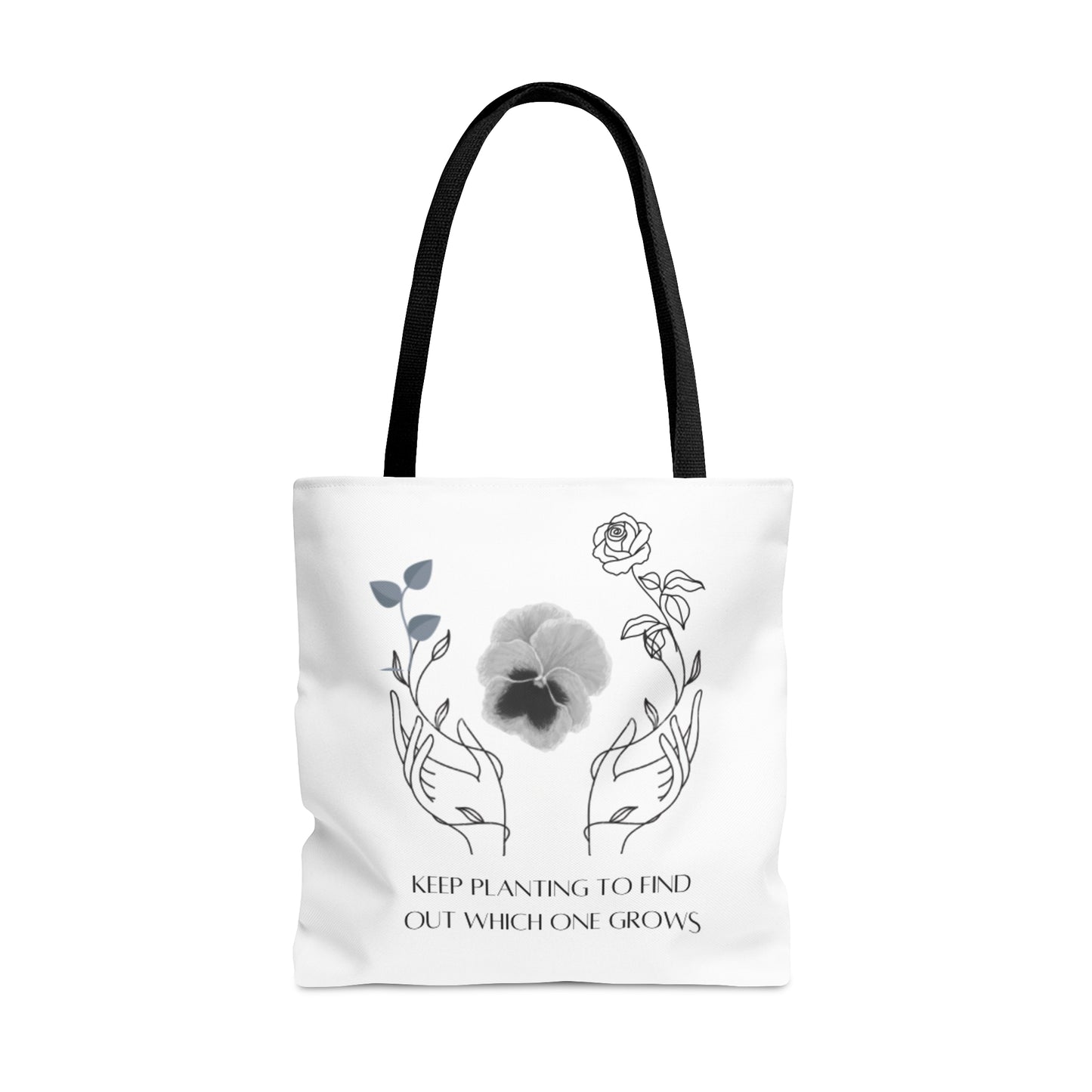 Mmm bop Hanson lyrics tote bag Keep planting seed flower rose