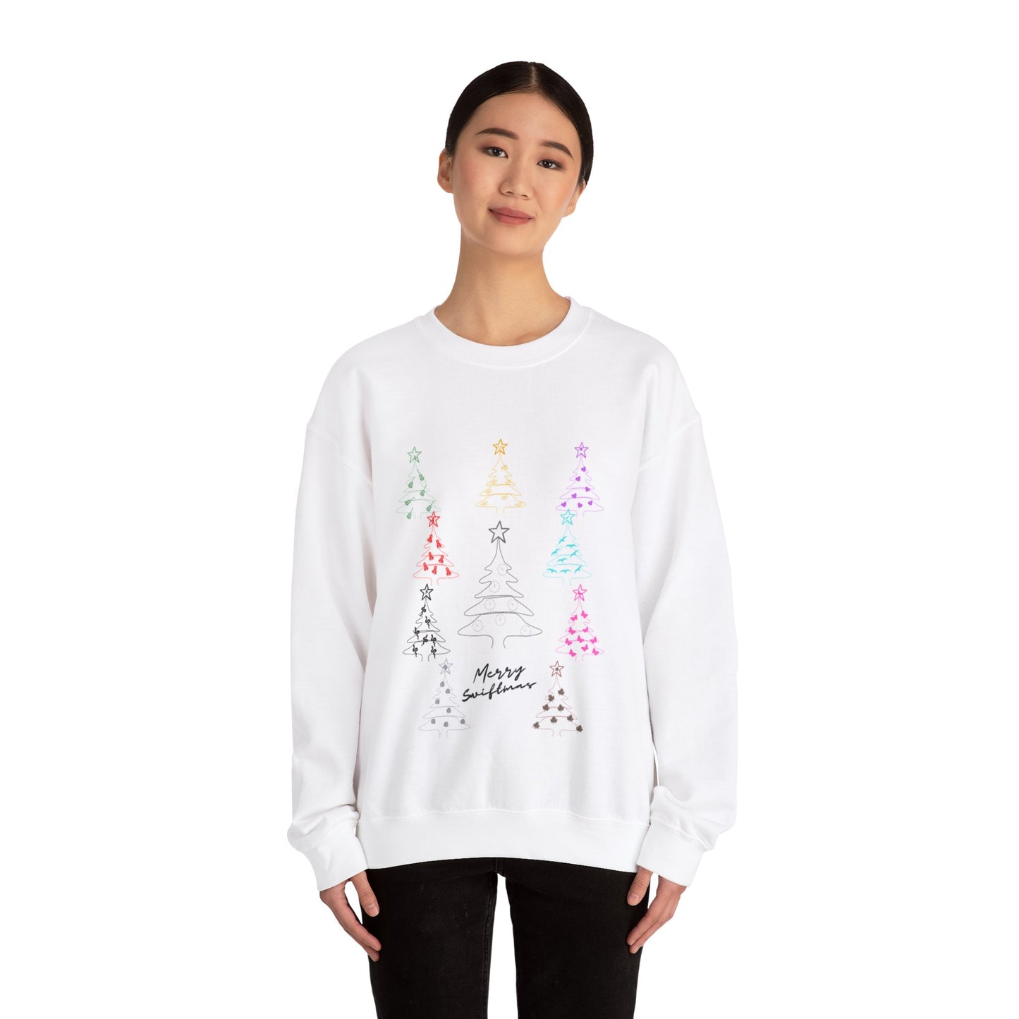 Taylor Swift eras Christmas tree crewneck sweatshirt Merry Swiftmas