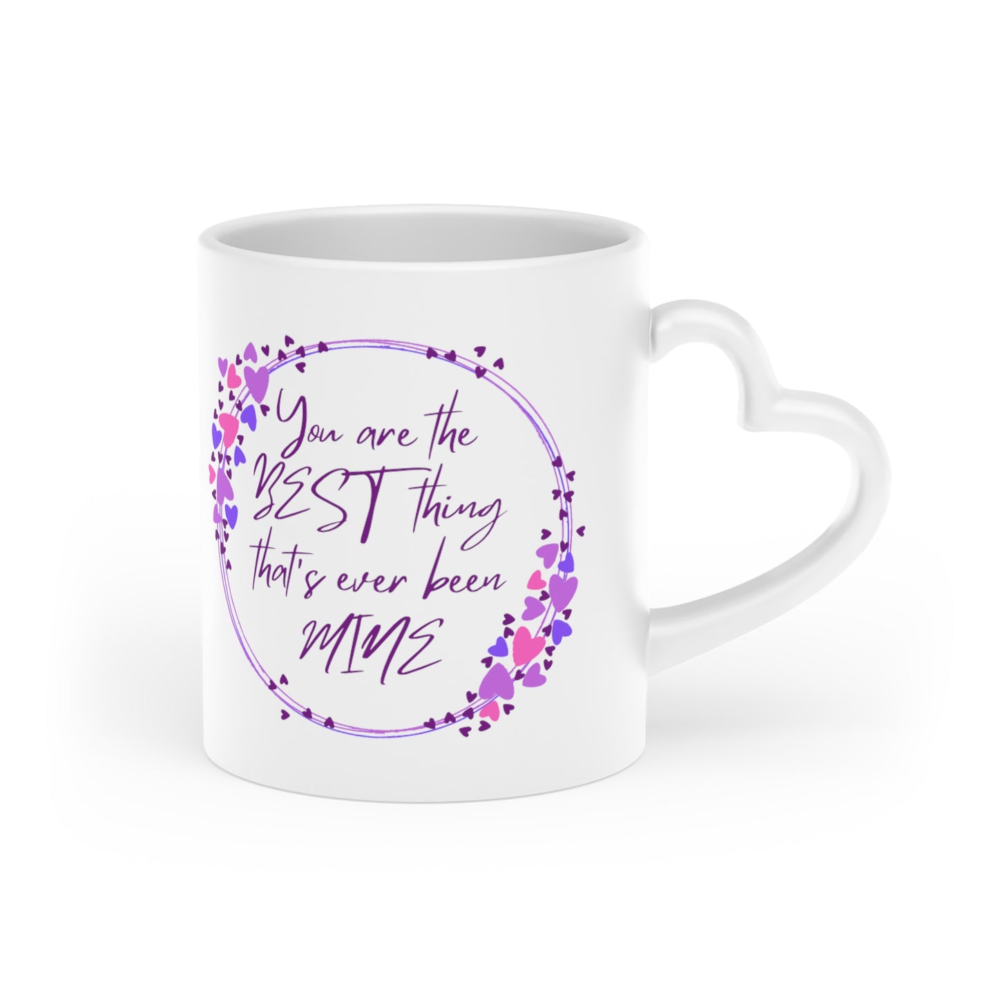 Swiftie gift Speak Now Taylor's version Mine themed valentine's Heart-Shaped Mug