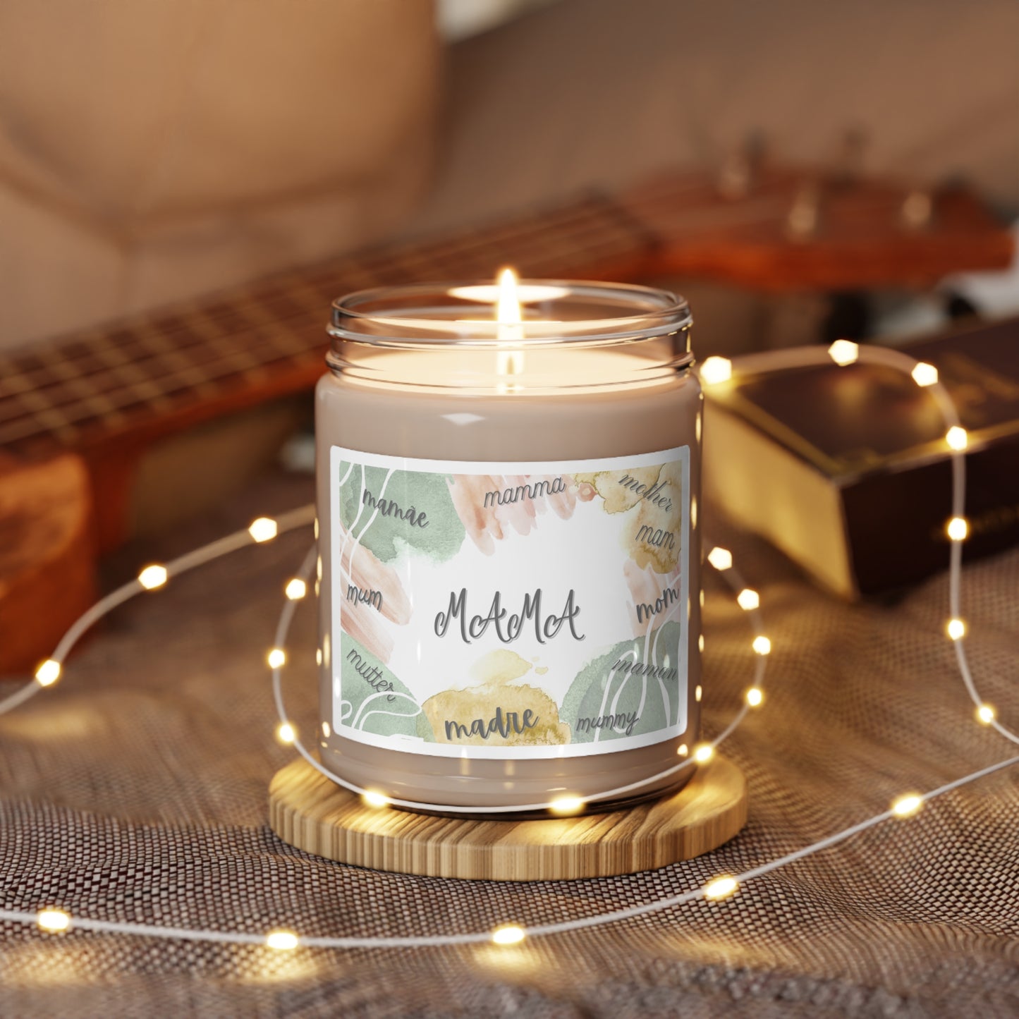 MAMA Mothers Day gift scented soy vegan candle Mum Mam Mom Maman Madre Mutter Mamma Mamãe