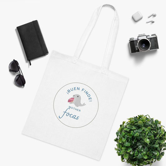 Spanish teacher gift Spanish pun tote bag Buen finde mother focas