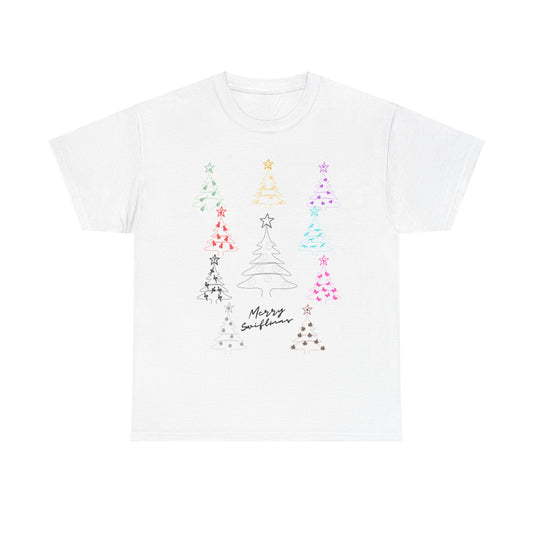 Taylor Swift eras Christmas tree t shirt Merry Swiftmas