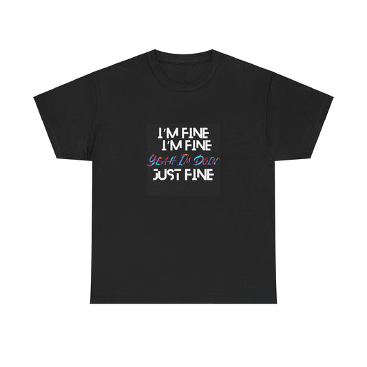 Im fine Im fine yeah Im doin just fine McFly Power to Play lyrics t shirt