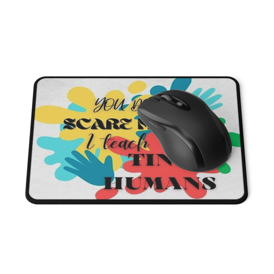 Vibrant colour Teacher mouse mat with funny slogan