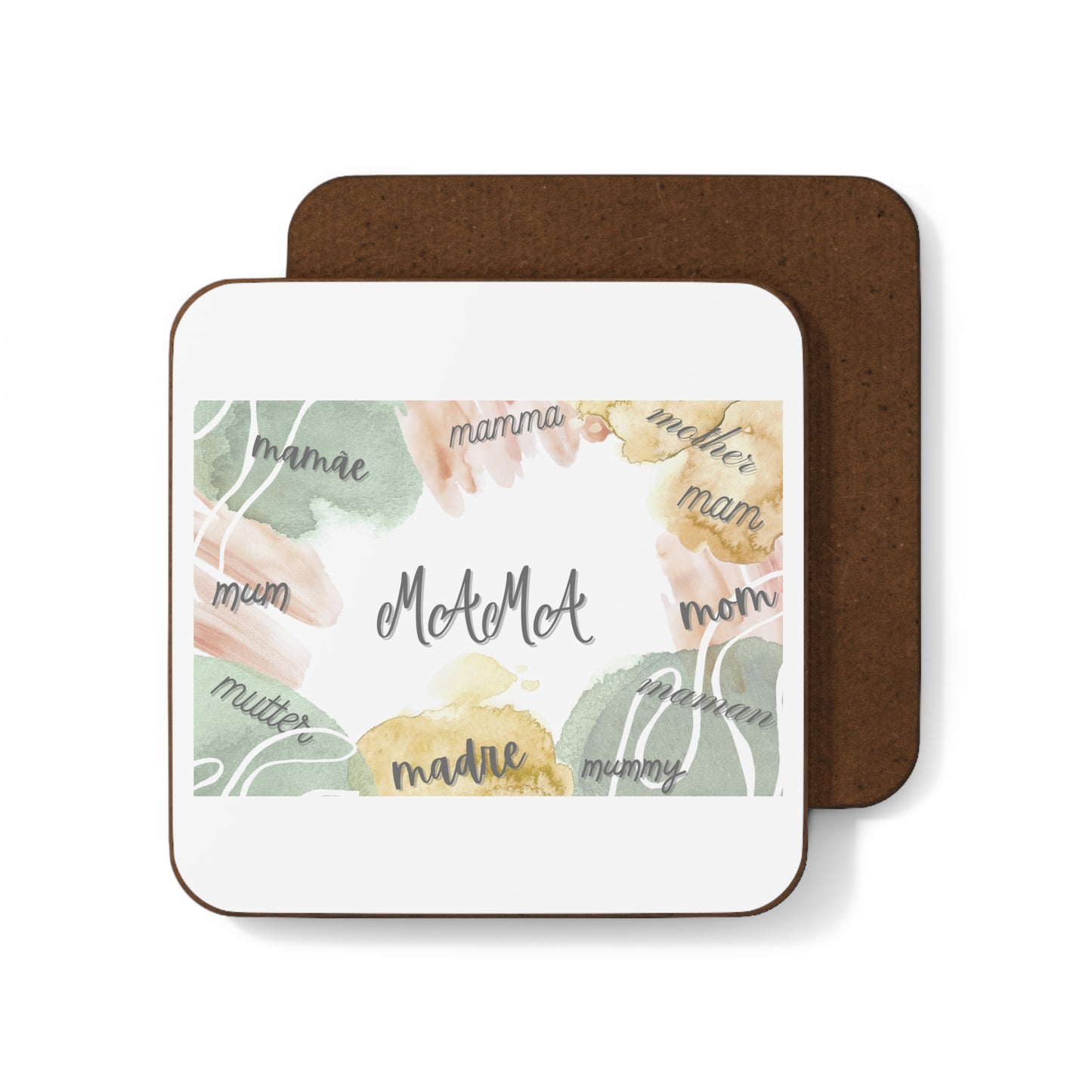 MAMA Mothers Day gift coaster Mum Mam Mom Maman Madre Mutter Mamma Mamãe