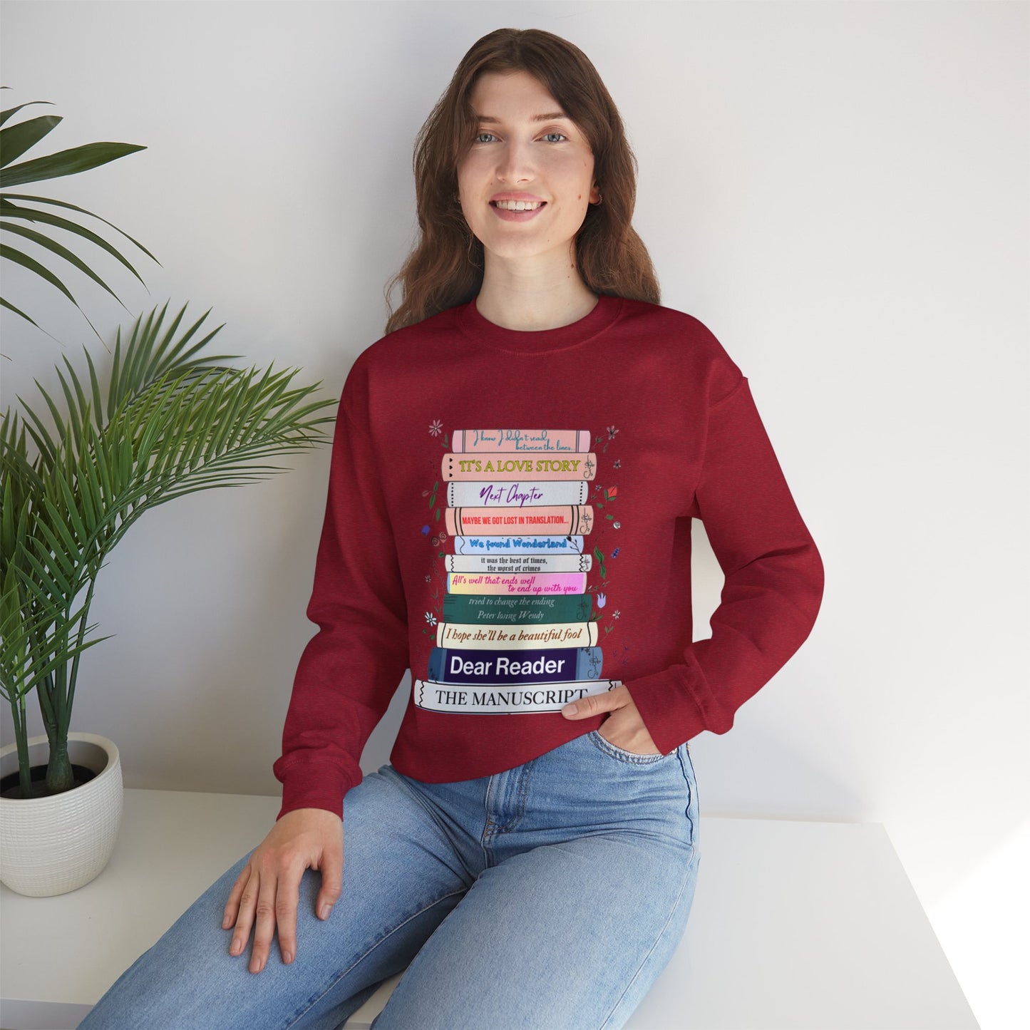 Swiftie in my reading era literature eras books sweatshirt.