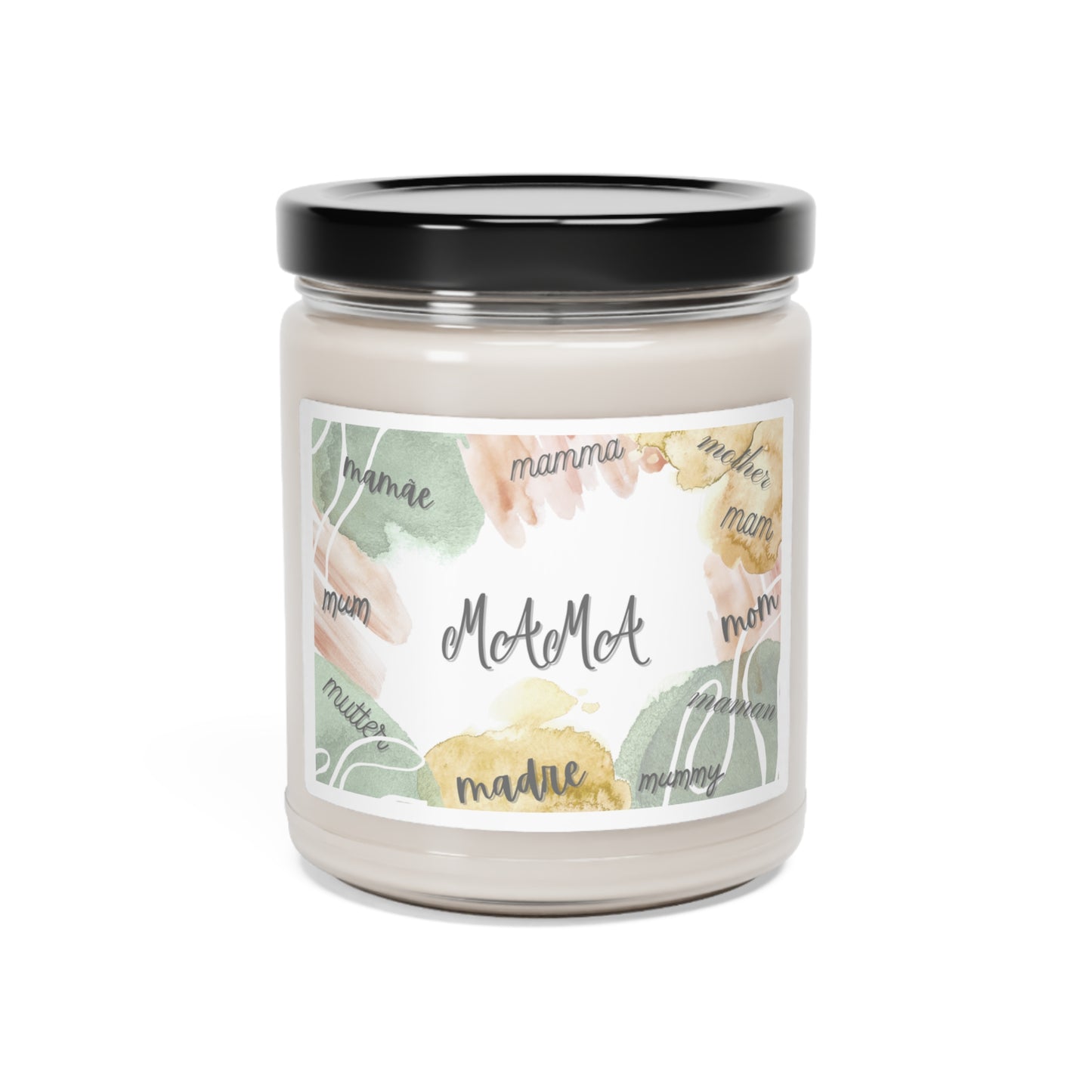 MAMA Mothers Day gift scented soy vegan candle Mum Mam Mom Maman Madre Mutter Mamma Mamãe