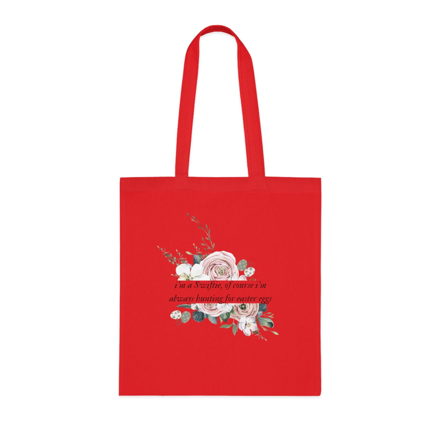 Im a Swiftie of course Im always hunting for Easter eggs tote bag with folklore font