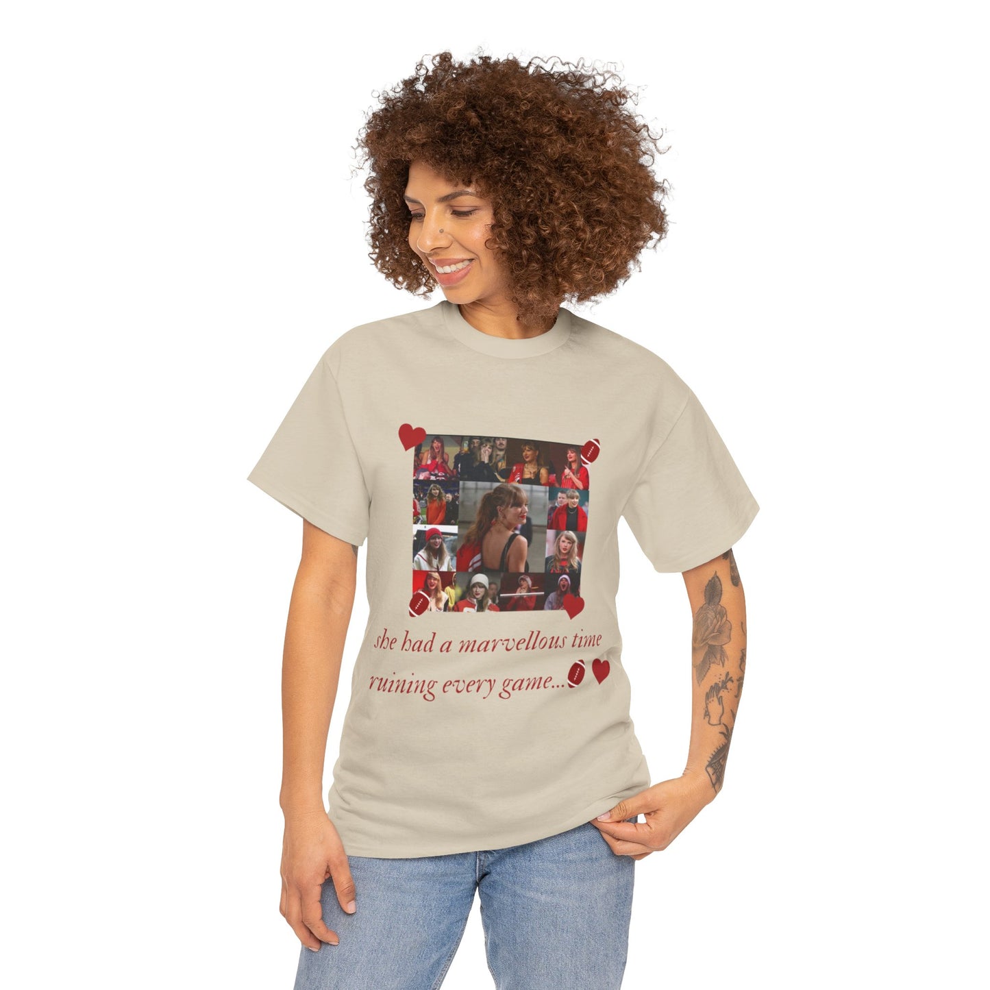 She had a marvellous time ruining every game Taylor Super Bowl t shirt