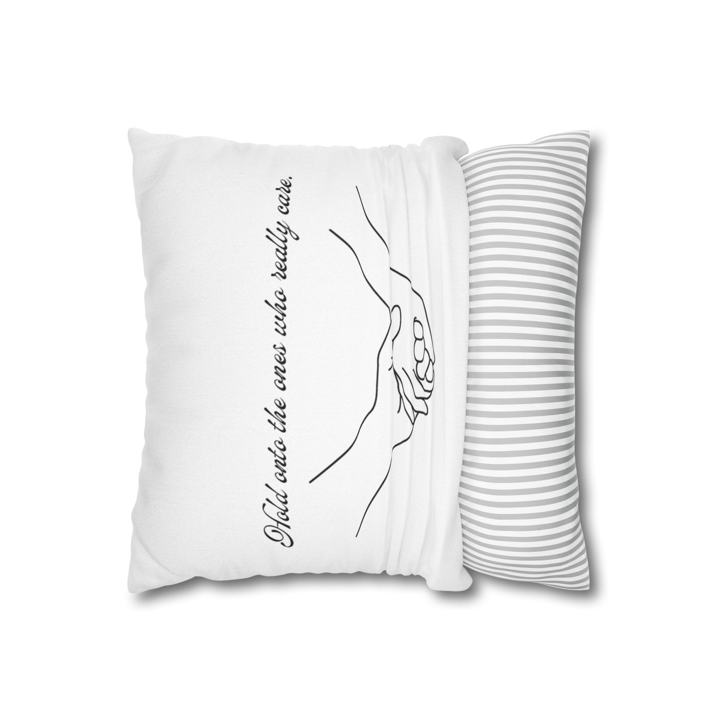 Mmm bop Hanson pillow case with Hold onto the ones who really care.