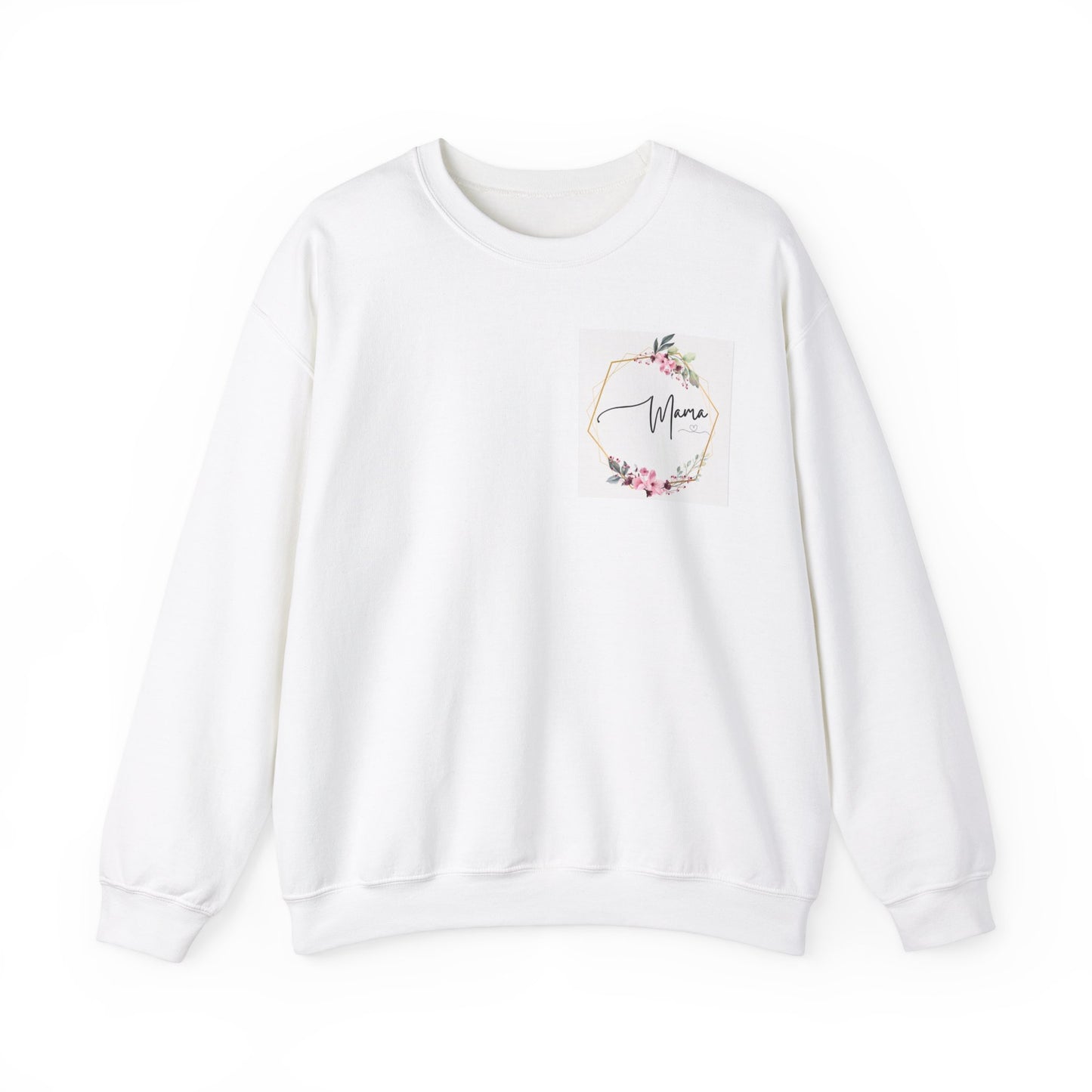 Mama floral design sweatshirt