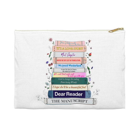 Swiftie in my reading era literature eras books pencil case pouch.