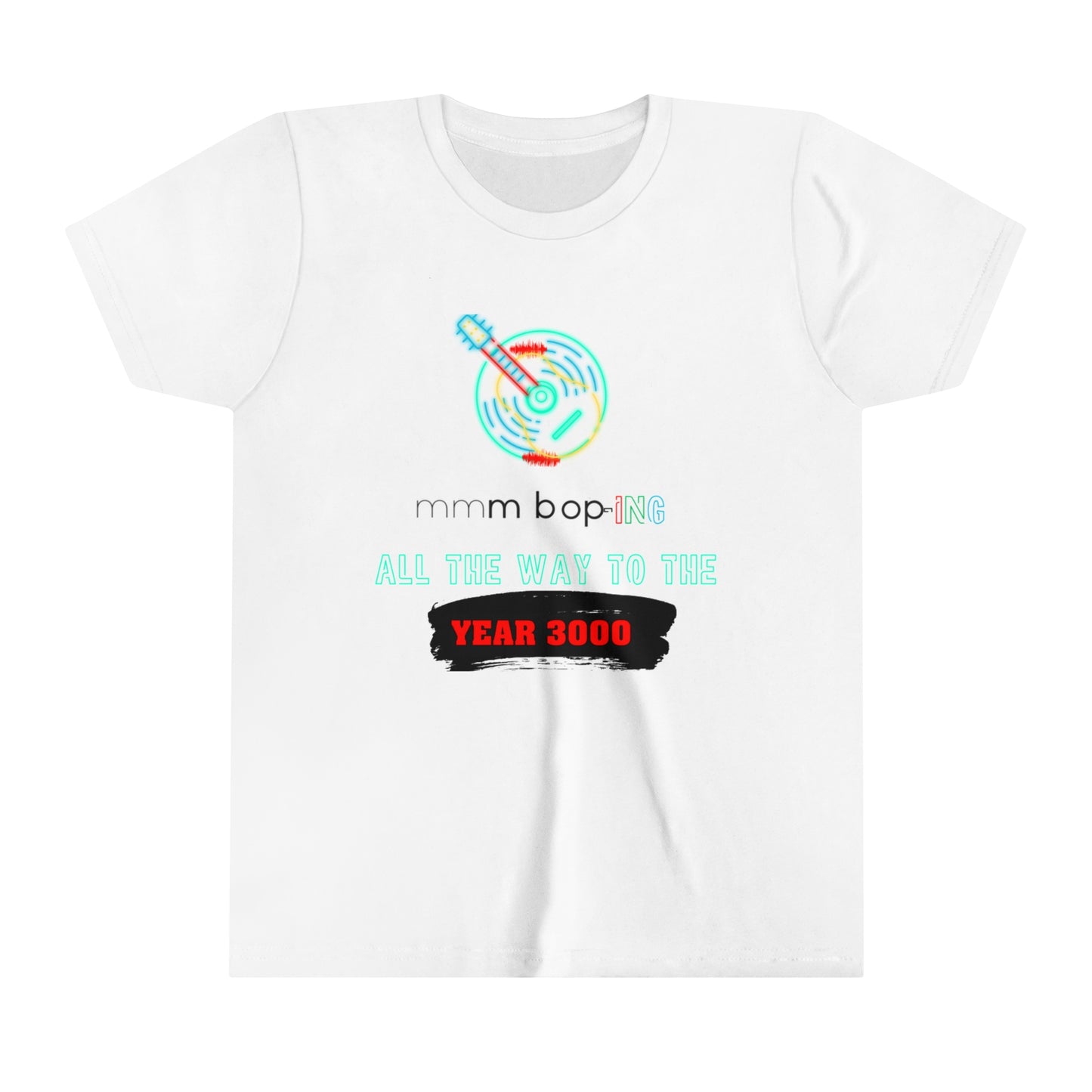 Kids Mmm bop ing all the way to the Year 3000 t shirt for mini Busted and Hanson fans