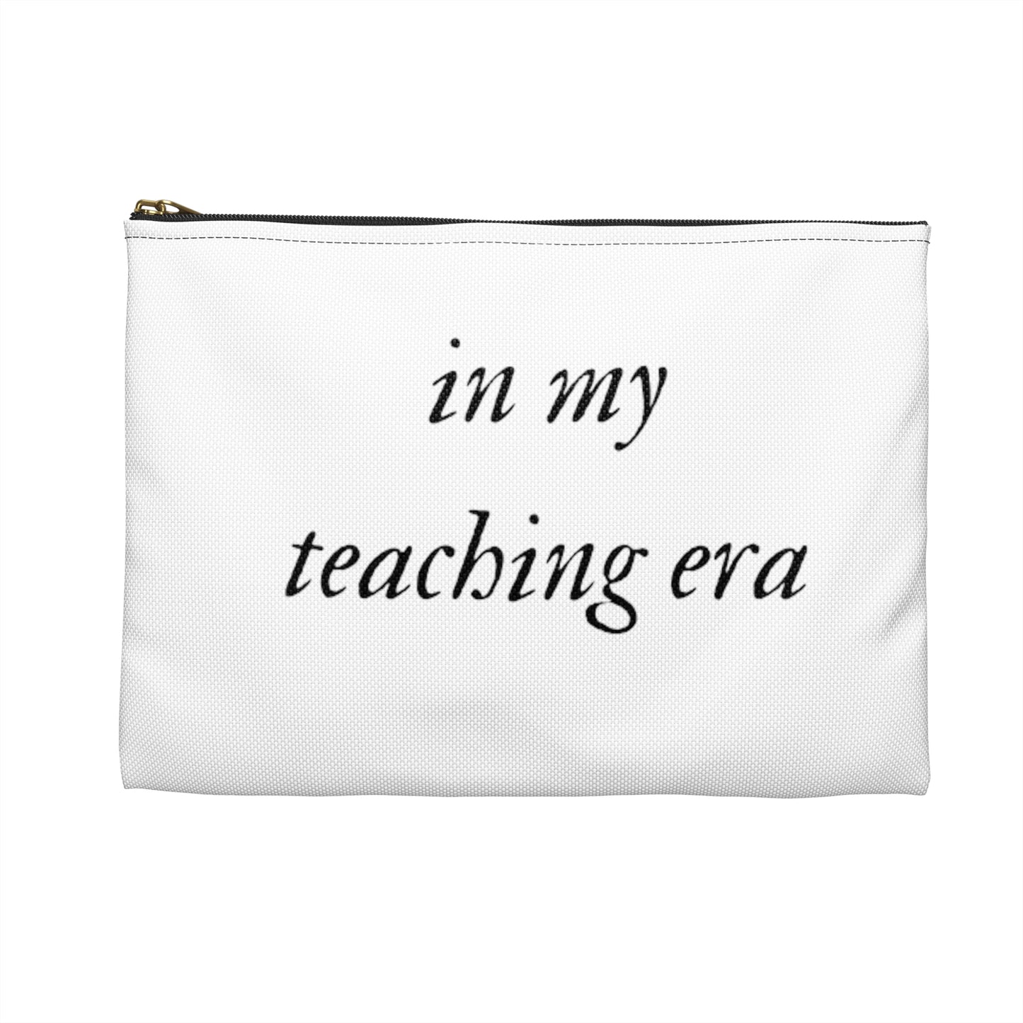 Swiftie in my teaching era teardrops on my guitar teachers version pencil case pouch.