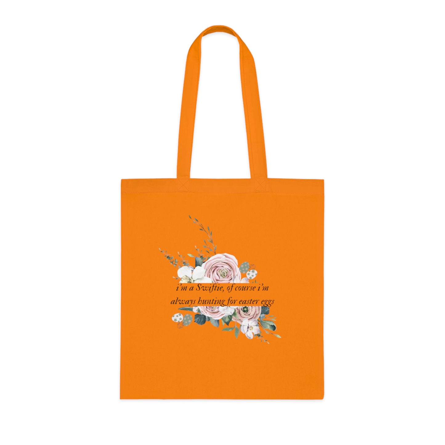 Im a Swiftie of course Im always hunting for Easter eggs tote bag with folklore font