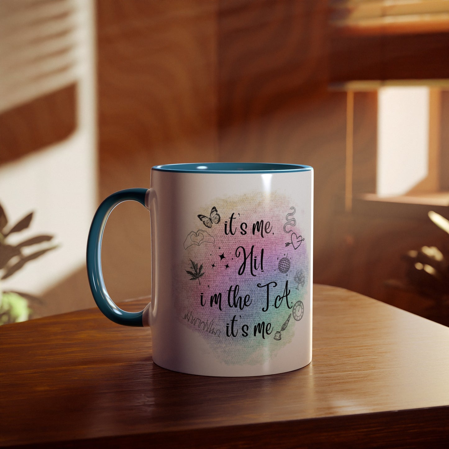 Swiftie Teaching assistant gift mug - it’s me hi I’m the TA it’s me