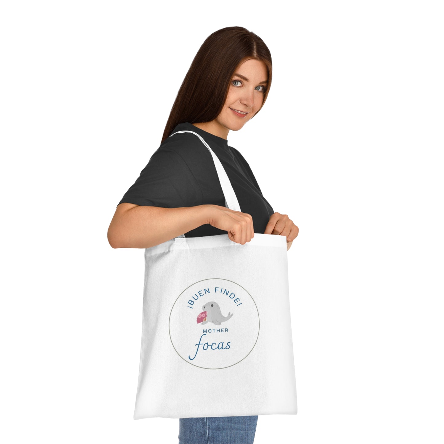 Spanish teacher gift Spanish pun tote bag Buen finde mother focas