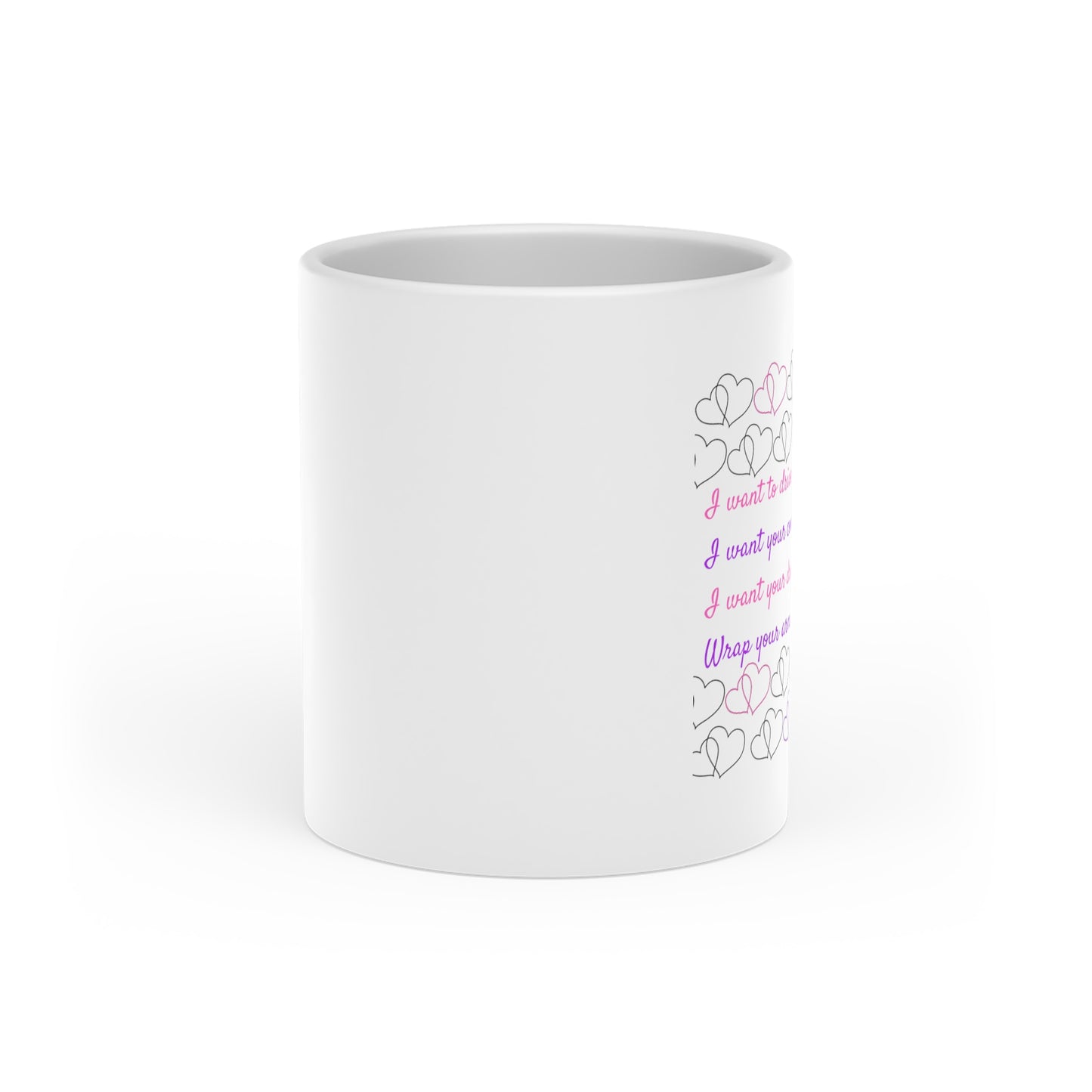 Swiftie gift Lover Paper Rings themed valentine's Heart-Shaped Mug