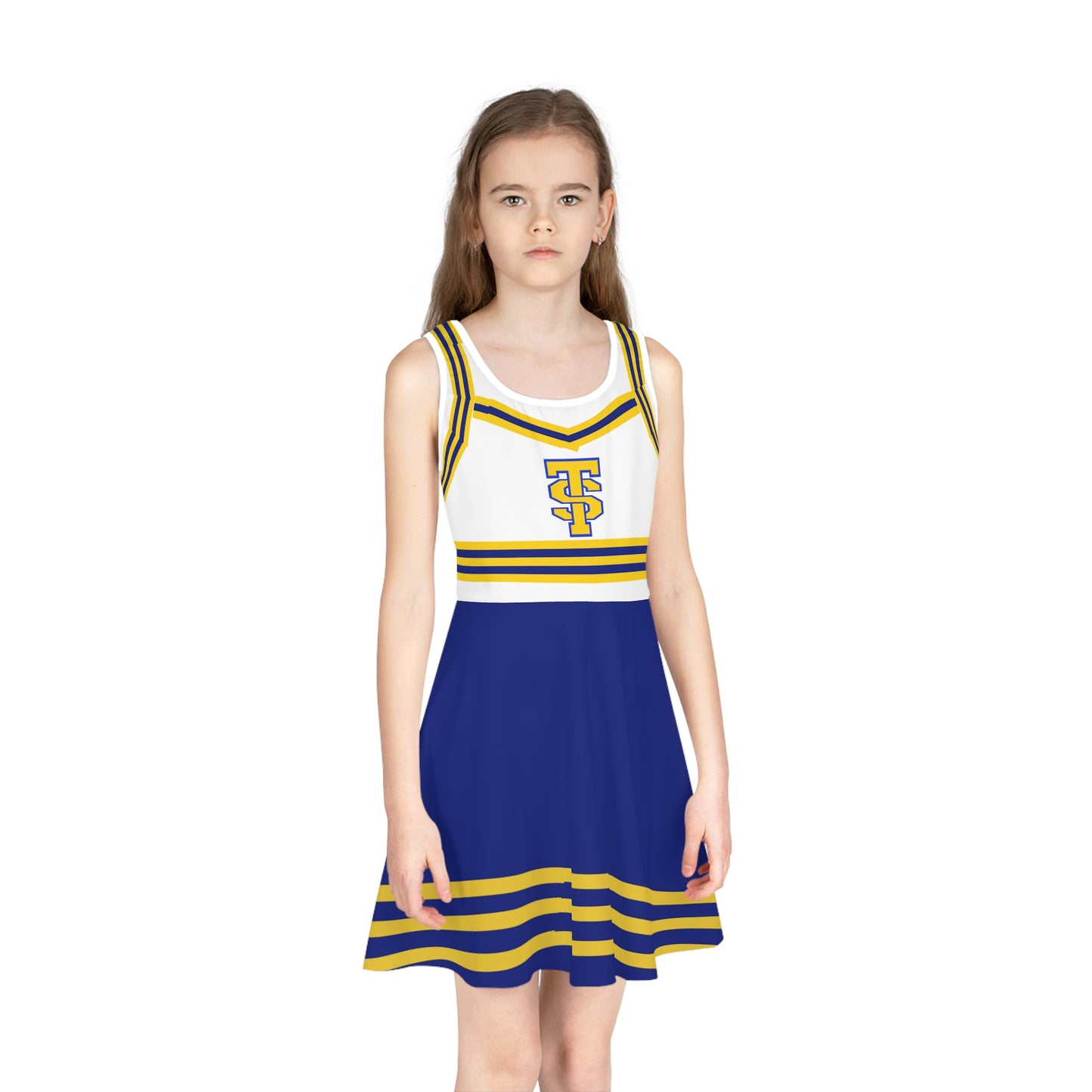 Swiftie Shake it Off cheerleader inspired costume girls' Sleeveless dress