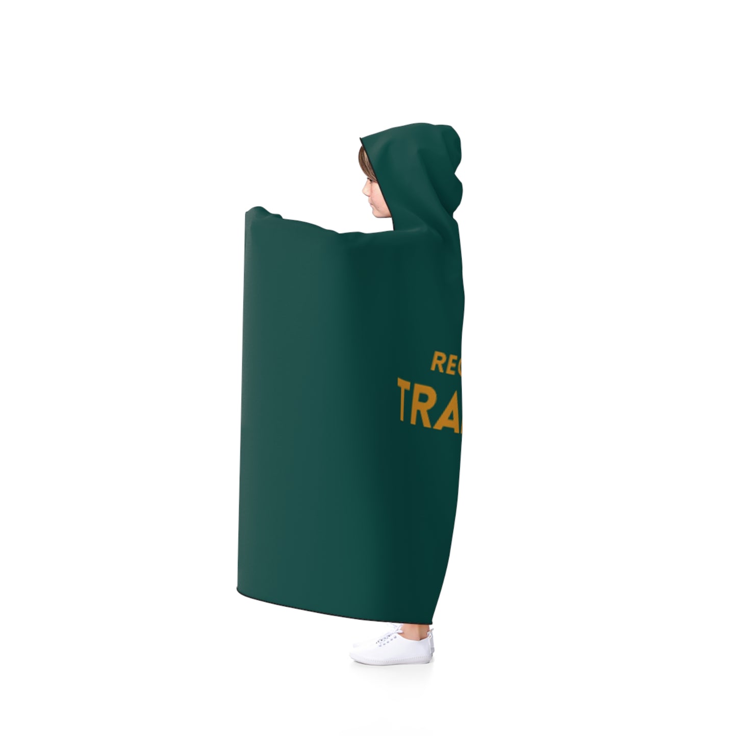 Recruited Traitor cape Hooded Blanket dark green