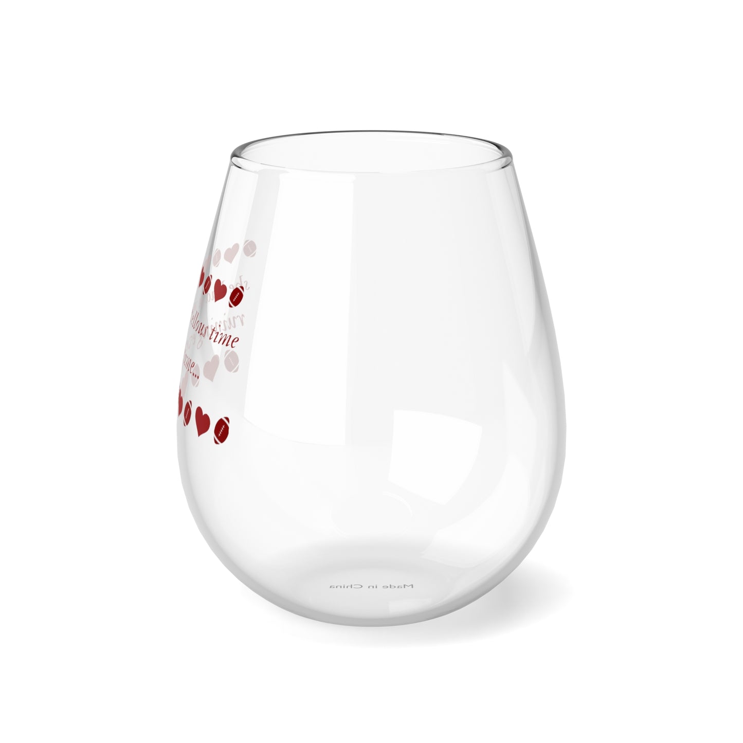 She had a marvellous time ruining every game Taylor folklore quote Super Bowl stemless Wine Glass