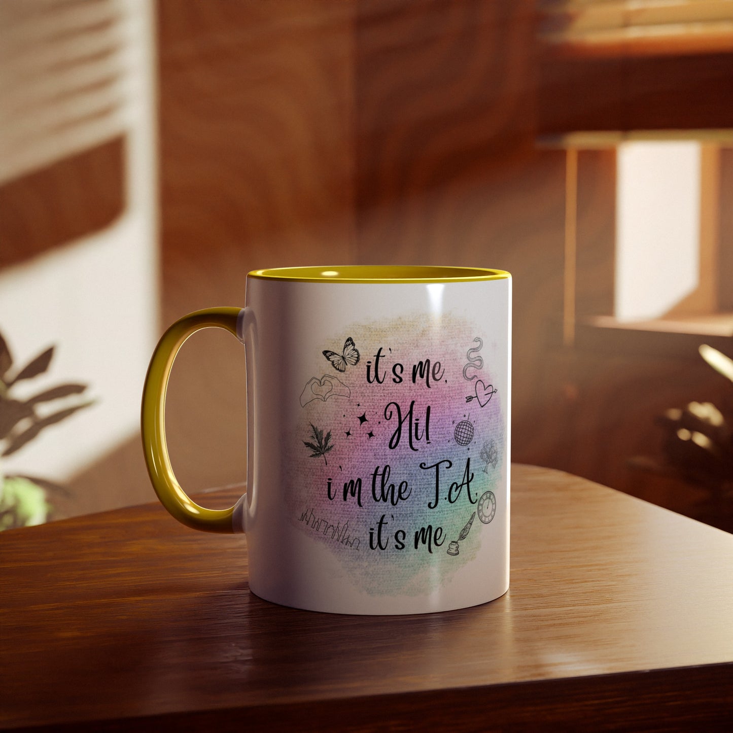 Swiftie Teaching assistant gift mug - it’s me hi I’m the TA it’s me