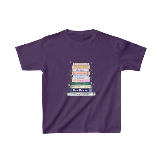 Mini Swiftie kids eras books t shirt