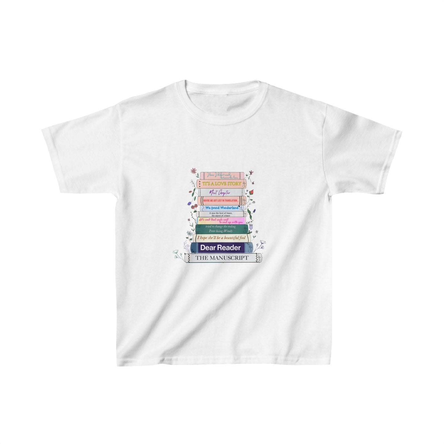 Mini Swiftie kids eras books t shirt