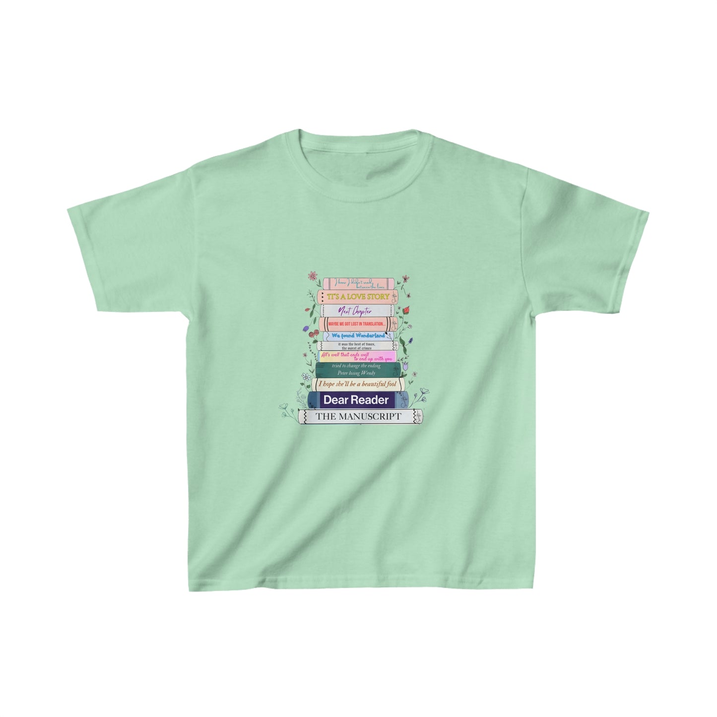 Mini Swiftie kids eras books t shirt