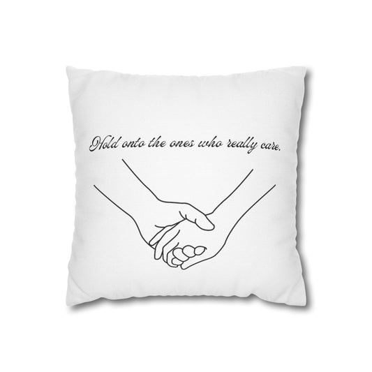 Mmm bop Hanson pillow case with Hold onto the ones who really care.