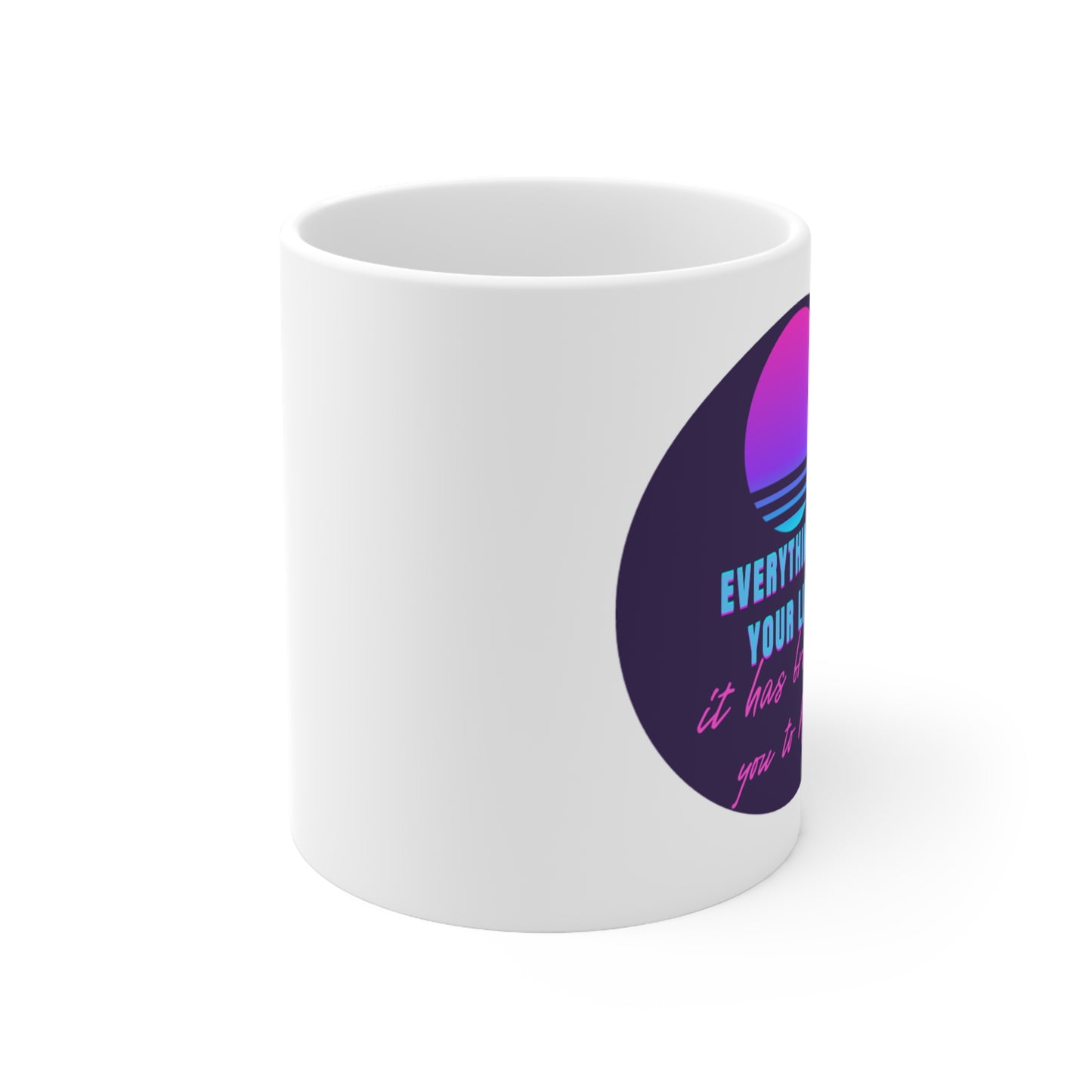 Dont let me down Hanson mug with lyrics