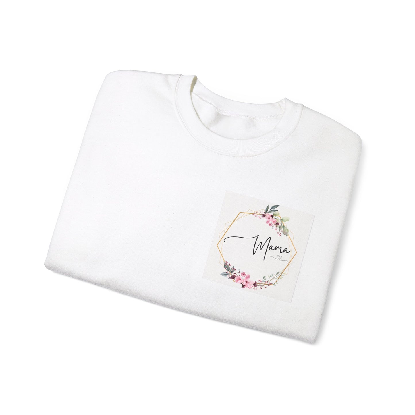 Mama floral design sweatshirt