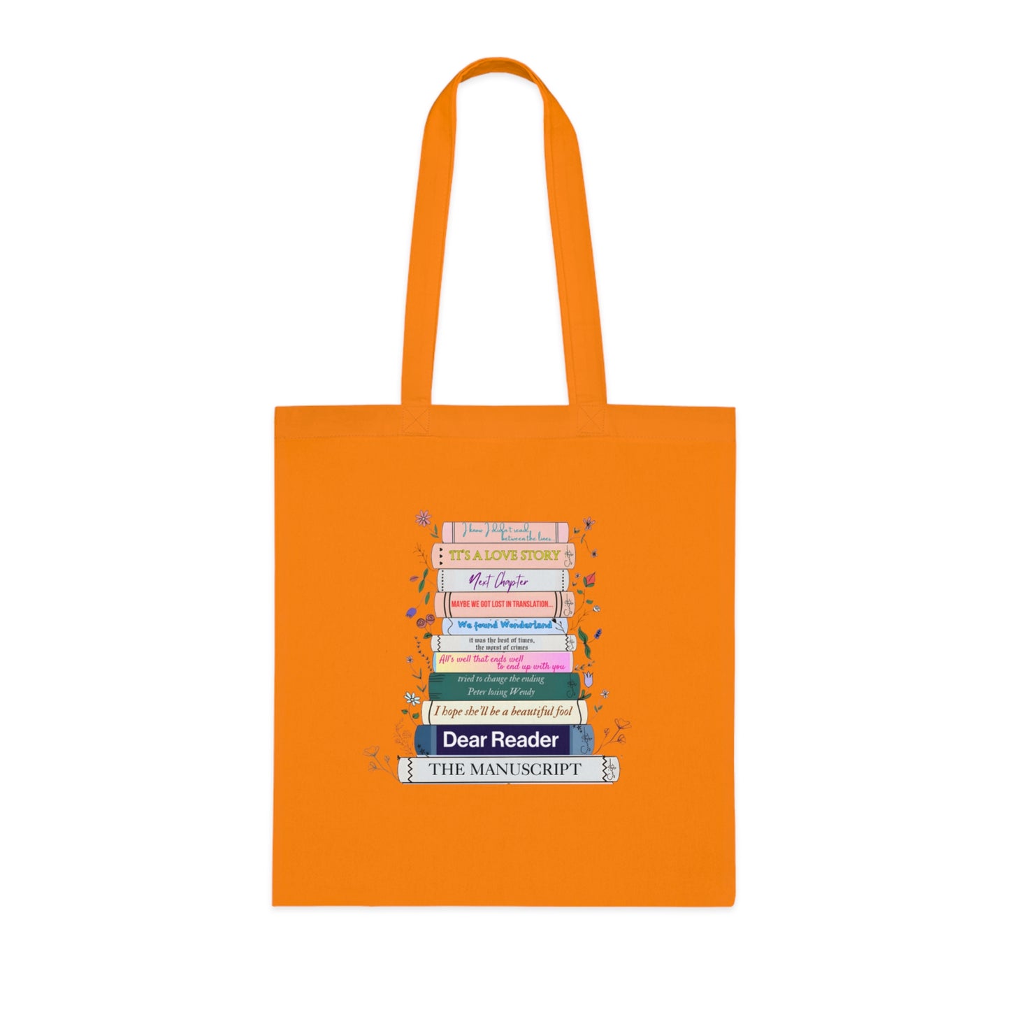 Swiftie eras books literature tote bag with reading quotes from different eras