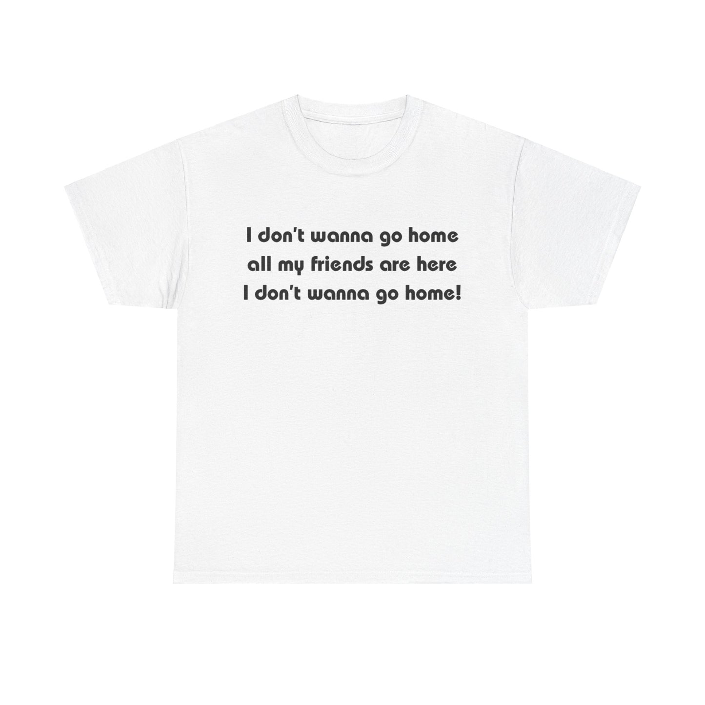 I dont wanna go home Hanson lyrics t shirt for Hanson fans