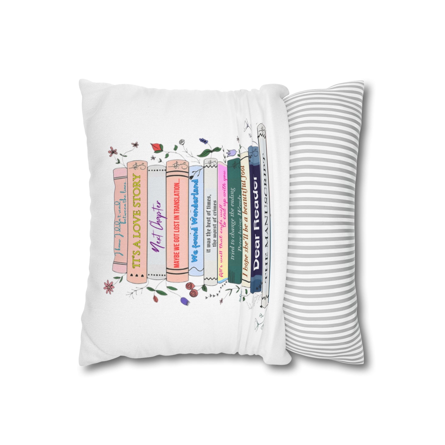 Swiftie in my reading era literature eras books cushion cover case